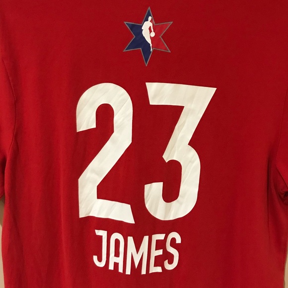 Nike Dri-fit All-Star Lebron James Game Tee Shirt - Picture 9 of 11